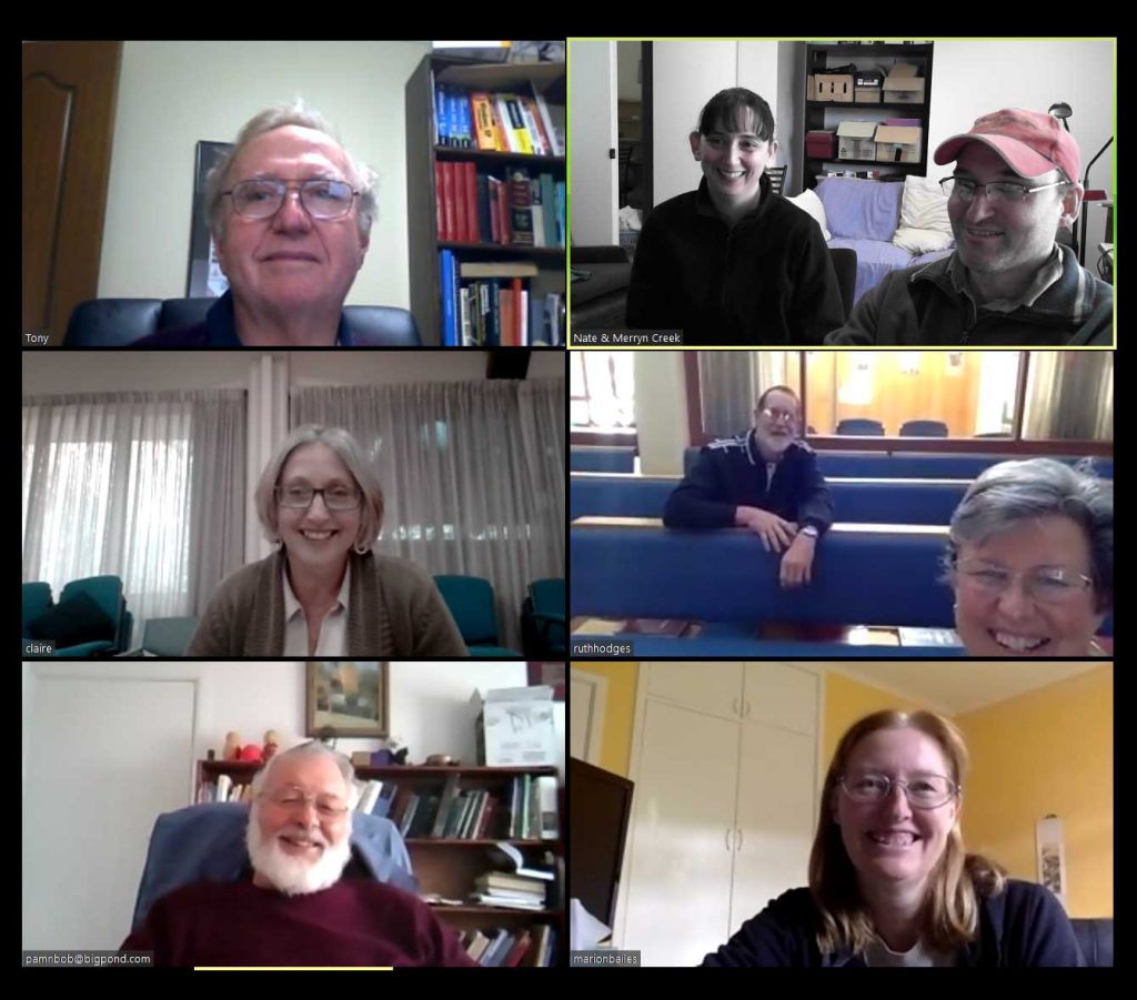 Today we hosted our first church meeting via zoom